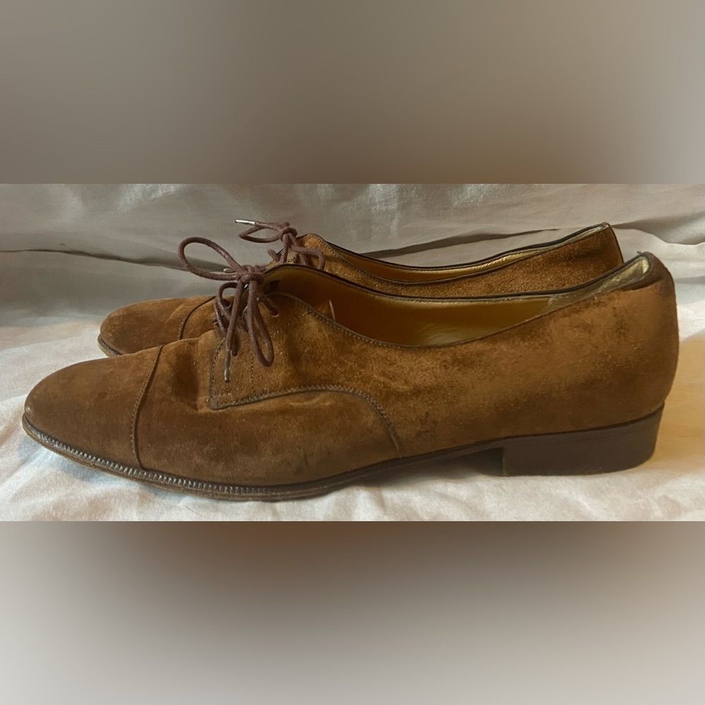Gucci Women’s Vtg Formal Oxford Suede Shoes Sz 5.5